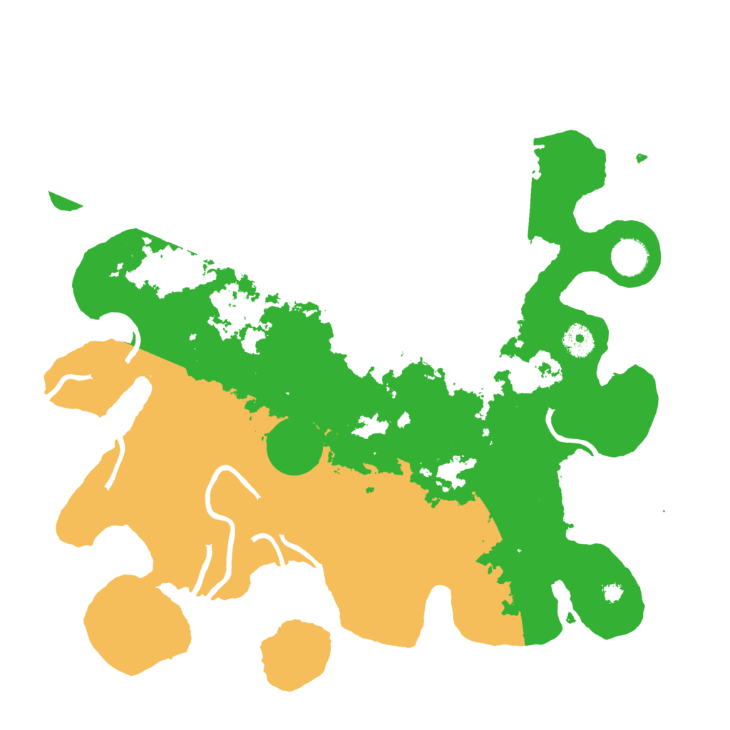 Biome Rust Map: Procedural Map, Size: 3500, Seed: 20233202
