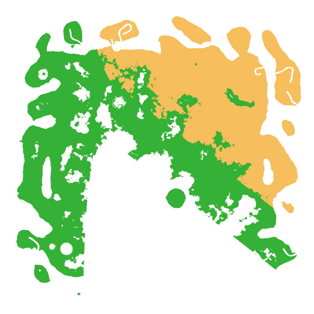Biome Rust Map: Procedural Map, Size: 4500, Seed: 76990065
