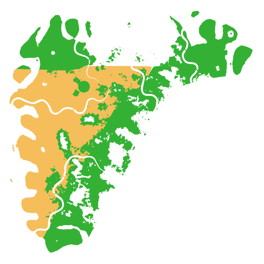Biome Rust Map: Procedural Map, Size: 6000, Seed: 365570401