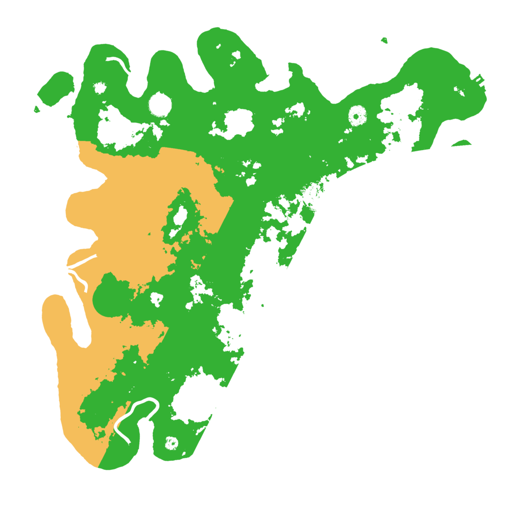Biome Rust Map: Procedural Map, Size: 4000, Seed: 530891212