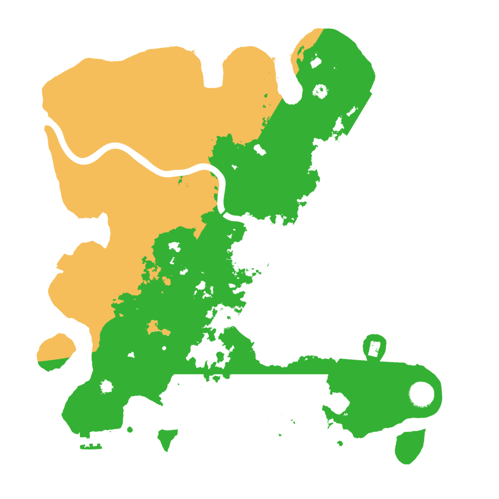 Biome Rust Map: Procedural Map, Size: 3500, Seed: 1592716826