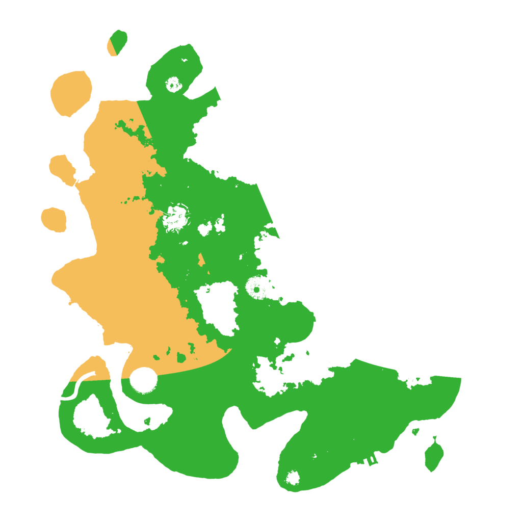Biome Rust Map: Procedural Map, Size: 3500, Seed: 45297940