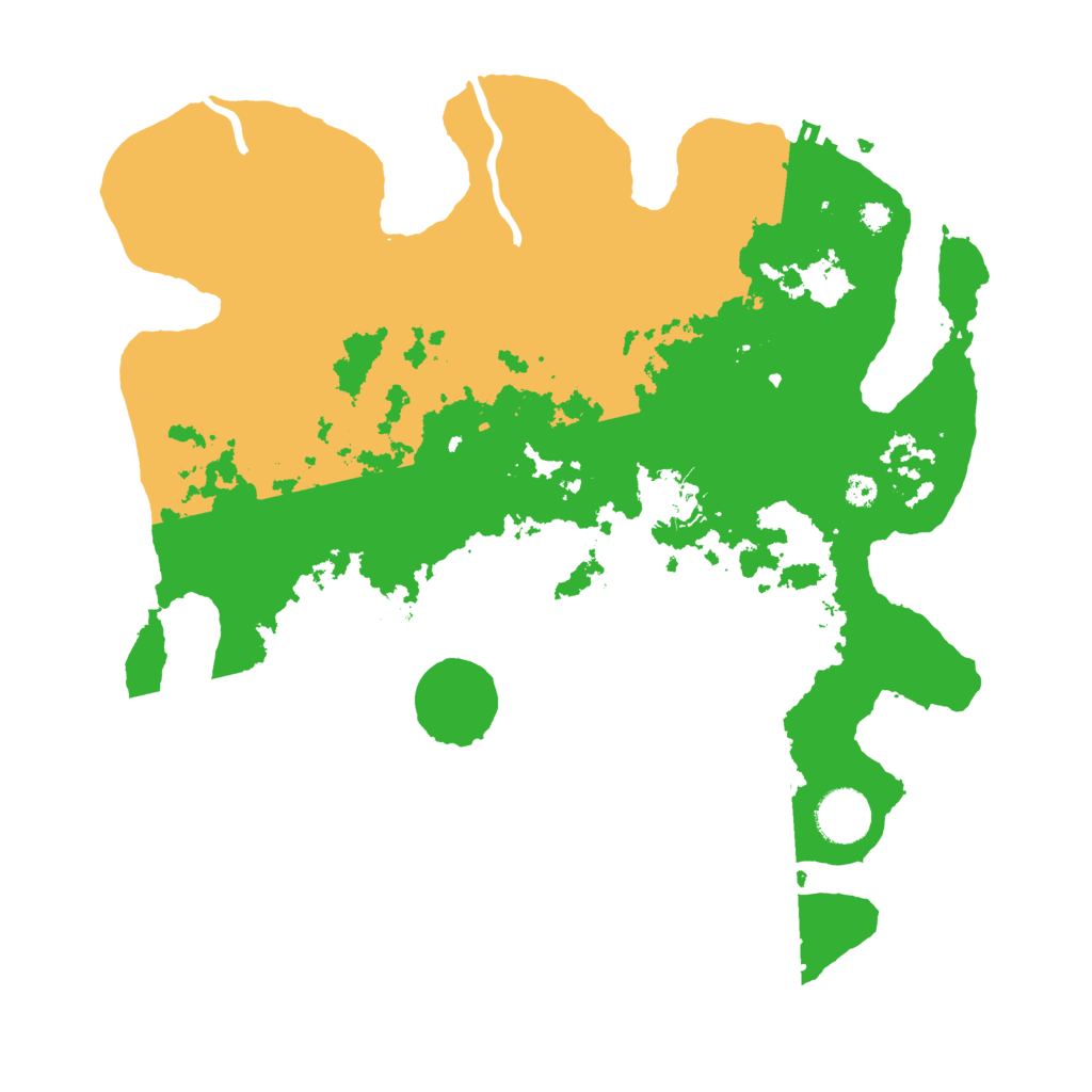 Biome Rust Map: Procedural Map, Size: 3500, Seed: 1445235