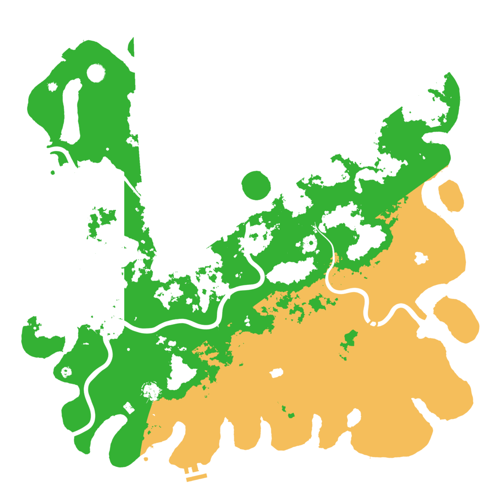 Biome Rust Map: Procedural Map, Size: 4800, Seed: 338541616