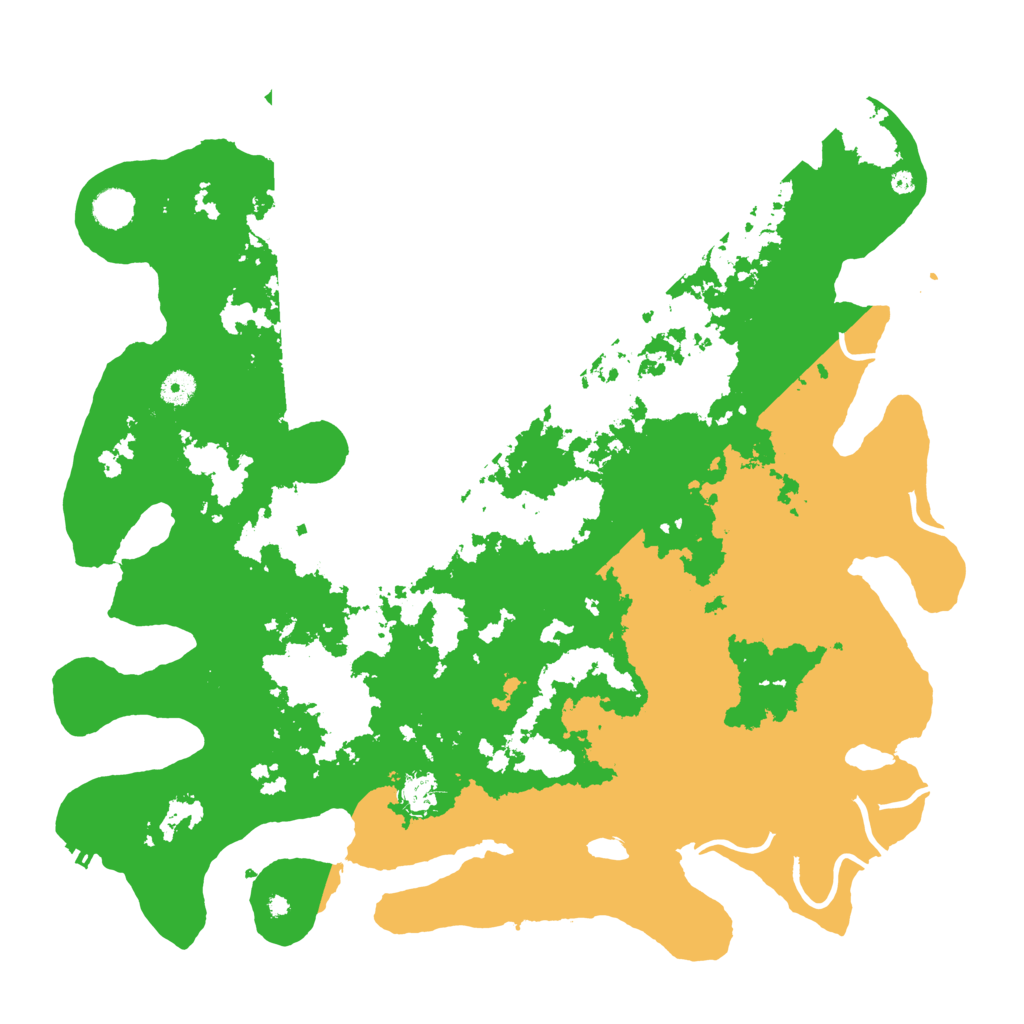 Biome Rust Map: Procedural Map, Size: 4500, Seed: 1335589619