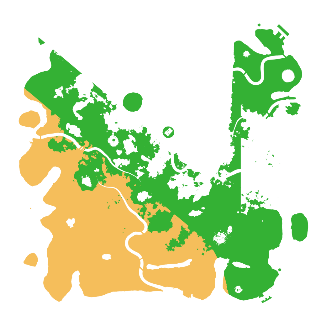 Biome Rust Map: Procedural Map, Size: 4500, Seed: 2127213523