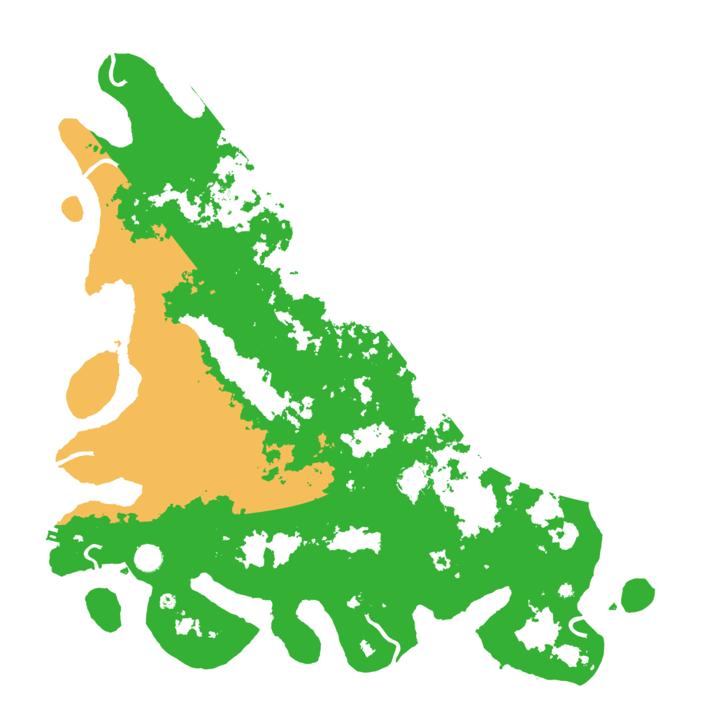 Biome Rust Map: Procedural Map, Size: 4500, Seed: 519840253