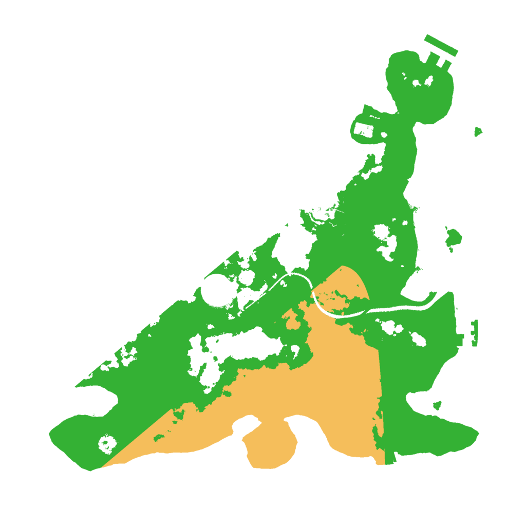 Biome Rust Map: Procedural Map, Size: 3000, Seed: 1236504134