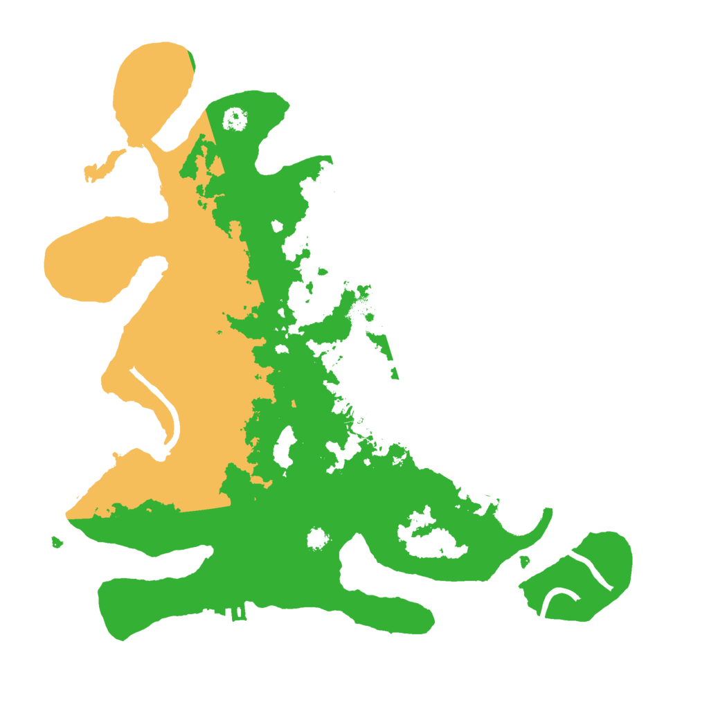 Biome Rust Map: Procedural Map, Size: 3000, Seed: 2041405971