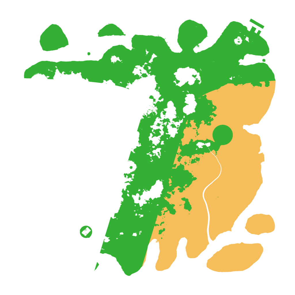 Biome Rust Map: Procedural Map, Size: 3850, Seed: 864845384