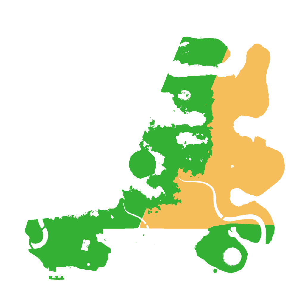 Biome Rust Map: Procedural Map, Size: 3000, Seed: 389604838