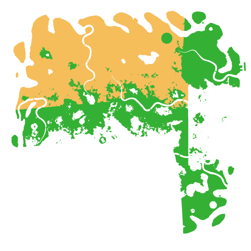 Biome Rust Map: Procedural Map, Size: 6000, Seed: 11122010