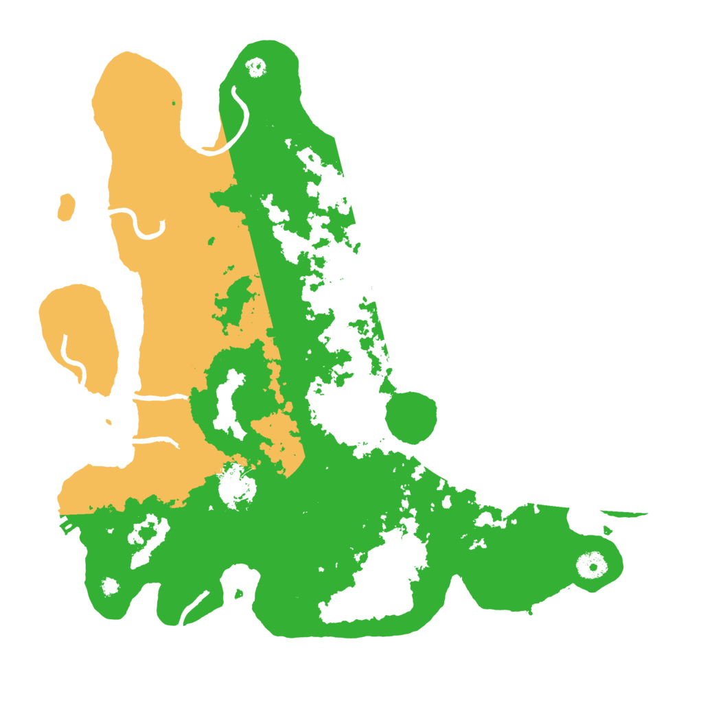 Biome Rust Map: Procedural Map, Size: 3700, Seed: 995194815