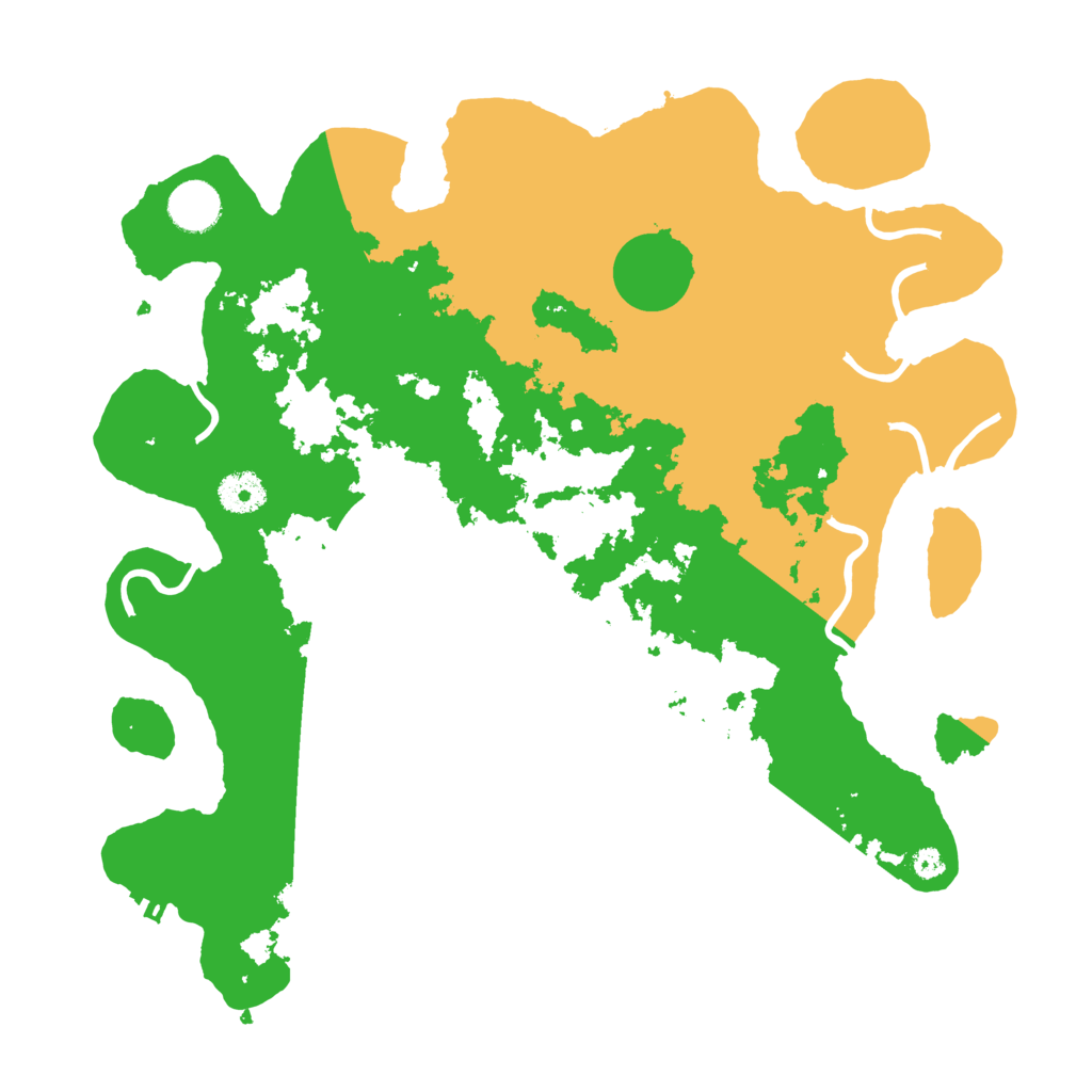 Biome Rust Map: Procedural Map, Size: 3700, Seed: 1591024101