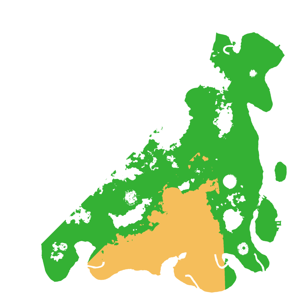 Biome Rust Map: Procedural Map, Size: 4000, Seed: 558923
