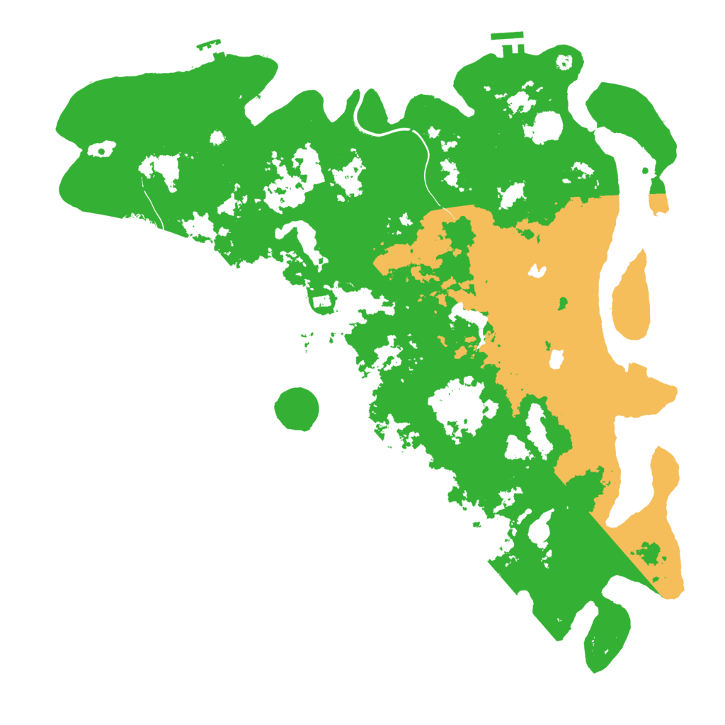 Biome Rust Map: Procedural Map, Size: 4500, Seed: 56123167