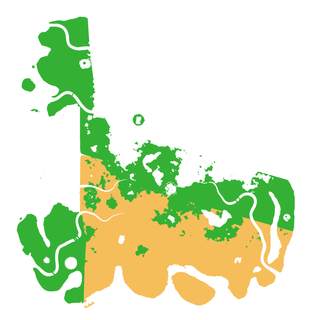Biome Rust Map: Procedural Map, Size: 4567, Seed: 832652131