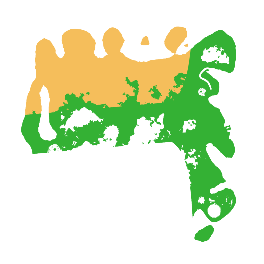 Biome Rust Map: Procedural Map, Size: 3500, Seed: 20414289