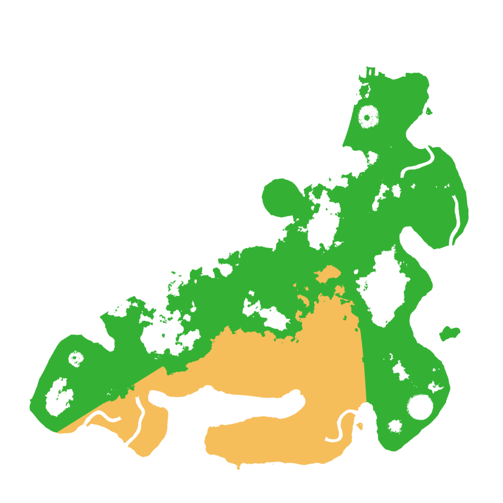 Biome Rust Map: Procedural Map, Size: 3500, Seed: 8964818