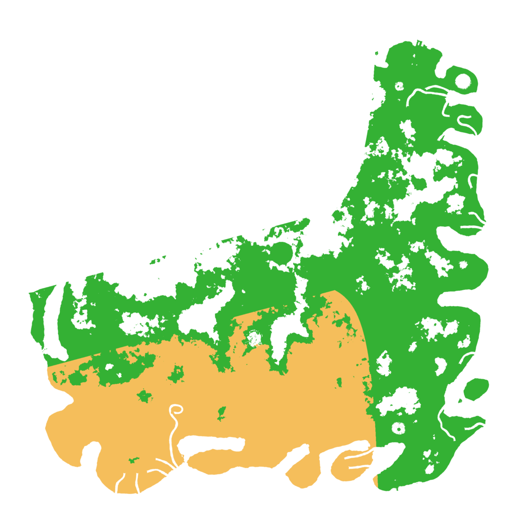 Biome Rust Map: Procedural Map, Size: 6000, Seed: 942933039