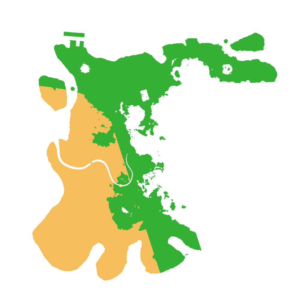 Biome Rust Map: Procedural Map, Size: 3000, Seed: 17043