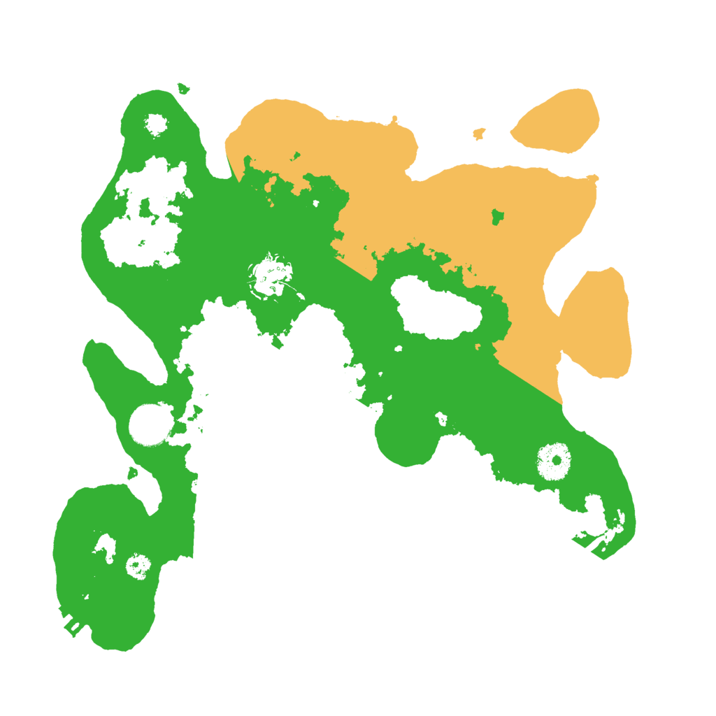 Biome Rust Map: Procedural Map, Size: 3000, Seed: 84944