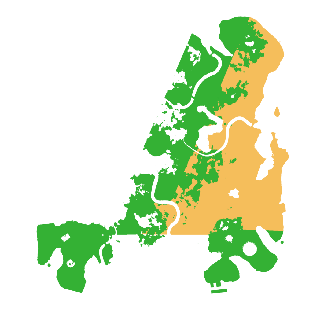 Biome Rust Map: Procedural Map, Size: 4000, Seed: 30553