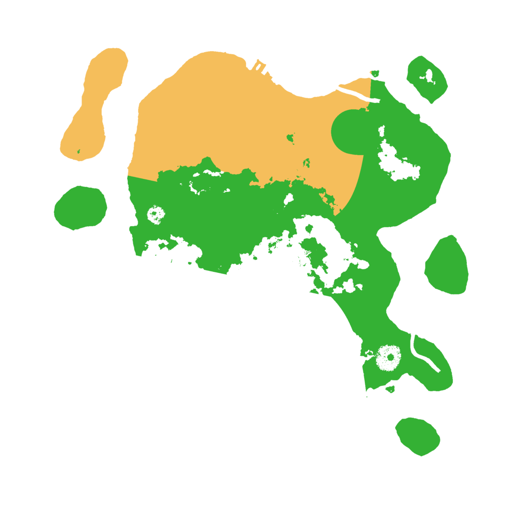 Biome Rust Map: Procedural Map, Size: 3000, Seed: 1944540945