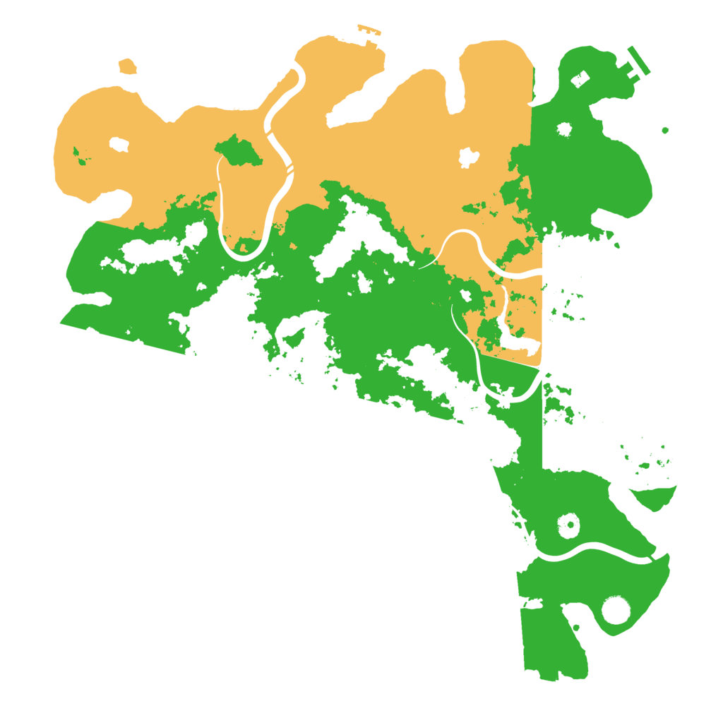 Biome Rust Map: Procedural Map, Size: 4500, Seed: 1847036420