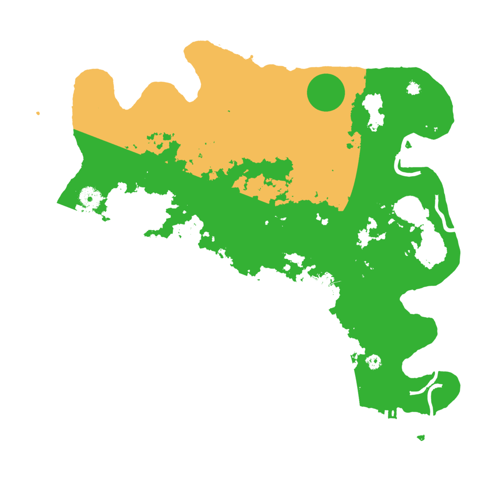 Biome Rust Map: Procedural Map, Size: 3500, Seed: 1969965416