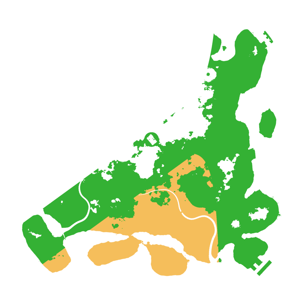 Biome Rust Map: Procedural Map, Size: 3275, Seed: 240037973