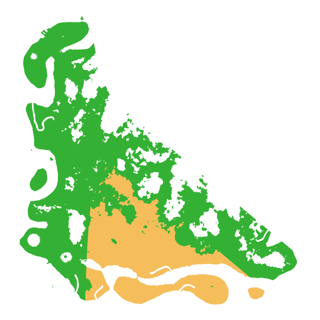 Biome Rust Map: Procedural Map, Size: 4500, Seed: 151215223