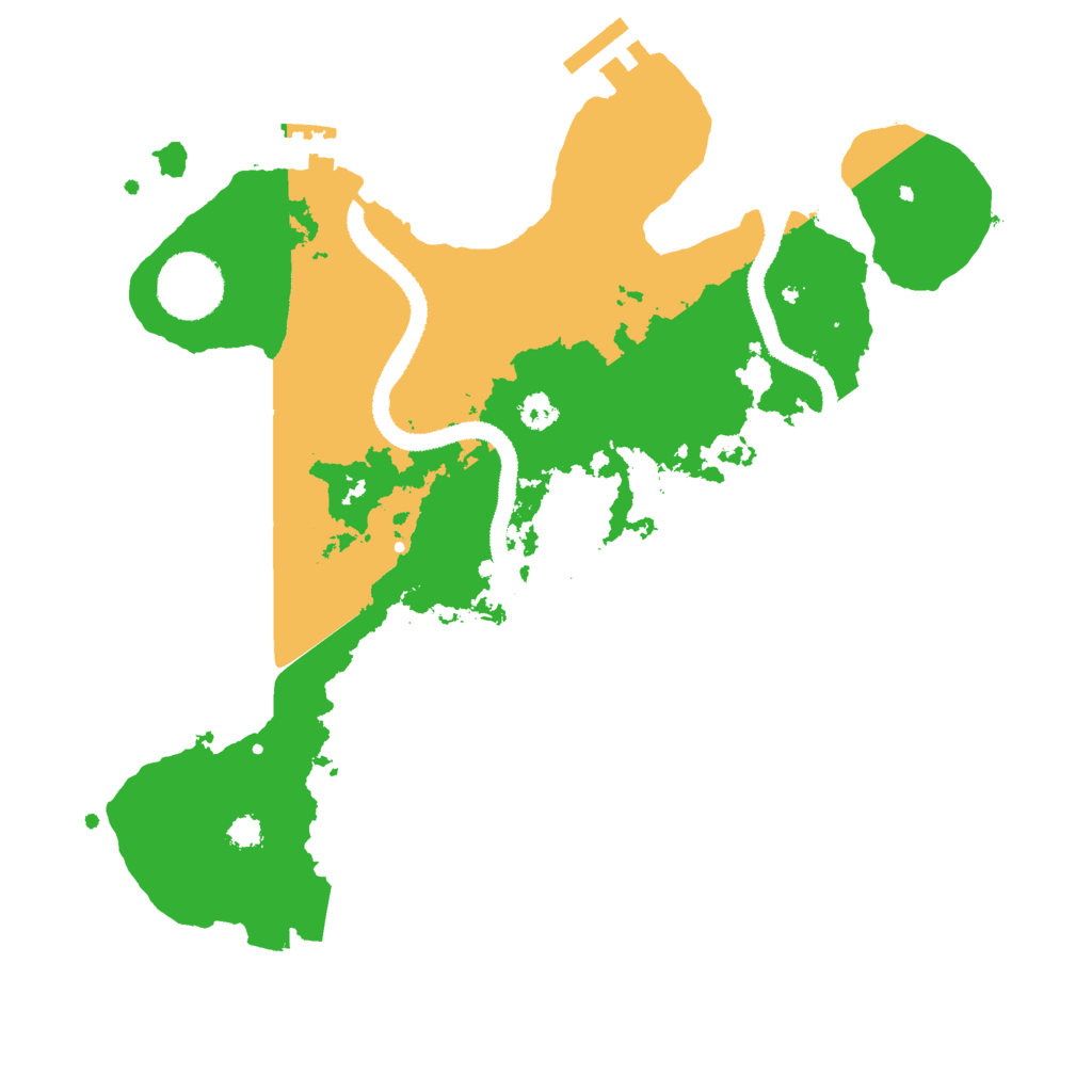 Biome Rust Map: Procedural Map, Size: 3000, Seed: 1866462990