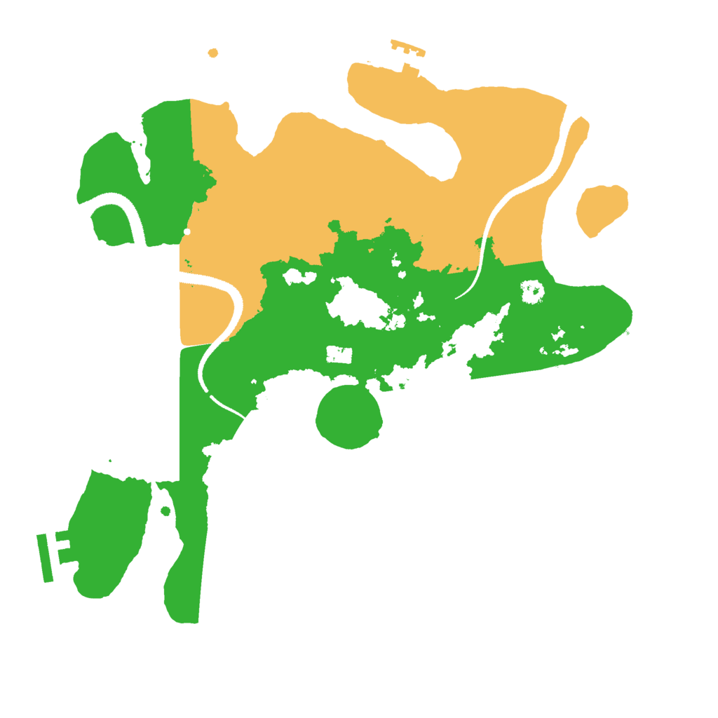 Biome Rust Map: Procedural Map, Size: 3000, Seed: 4346103