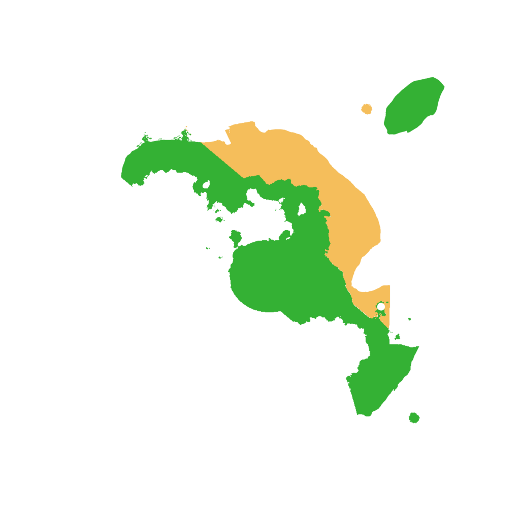 Biome Rust Map: Procedural Map, Size: 2000, Seed: 362858119