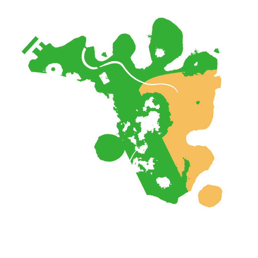 Biome Rust Map: Procedural Map, Size: 2500, Seed: 80315167