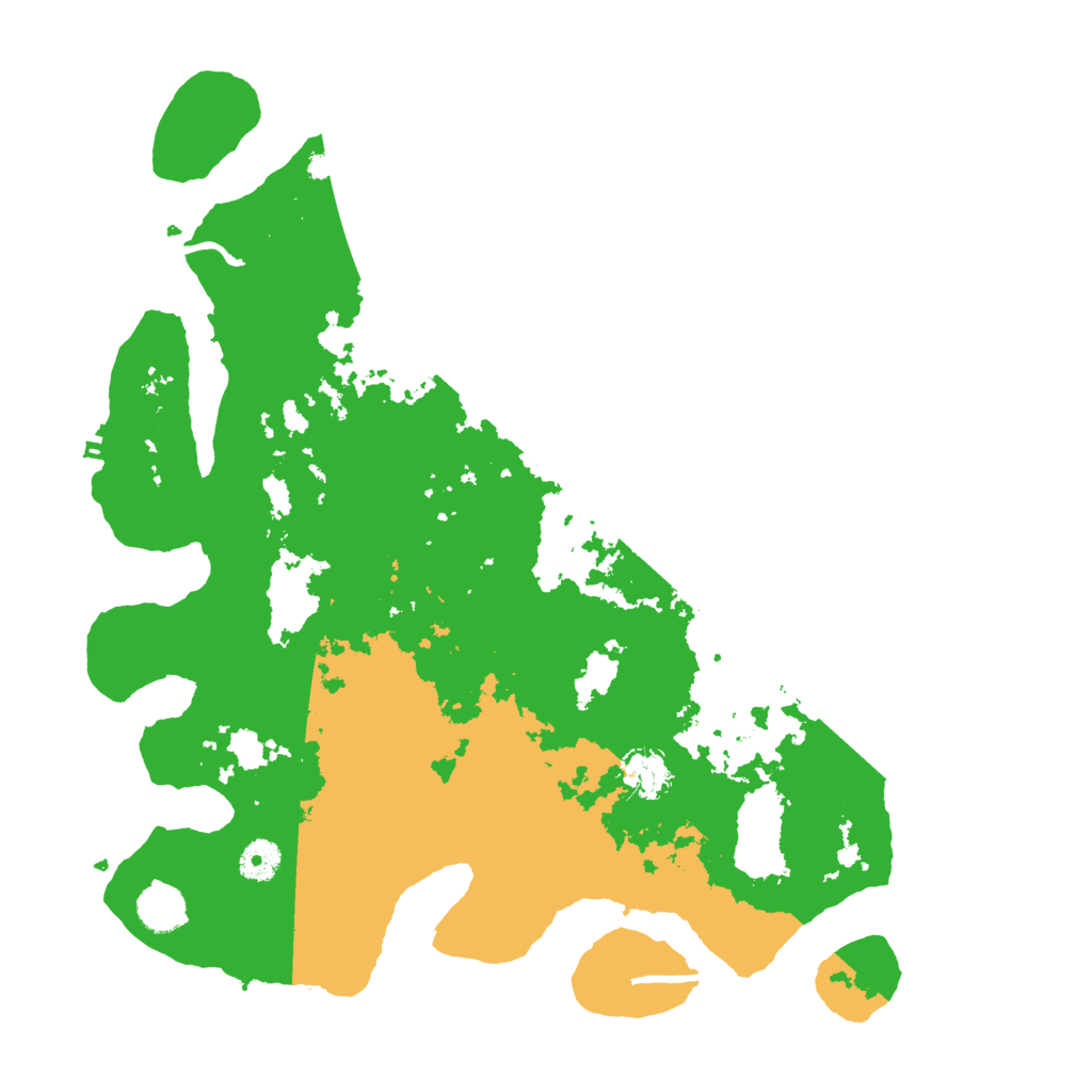 Biome Rust Map: Procedural Map, Size: 4000, Seed: 598285