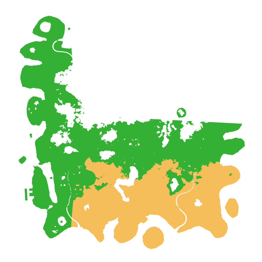 Biome Rust Map: Procedural Map, Size: 4500, Seed: 16344