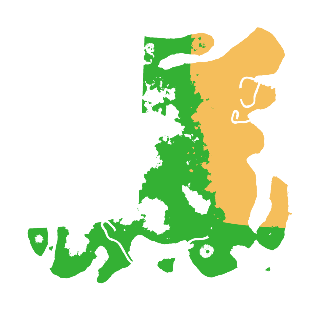 Biome Rust Map: Procedural Map, Size: 3501, Seed: 53956295
