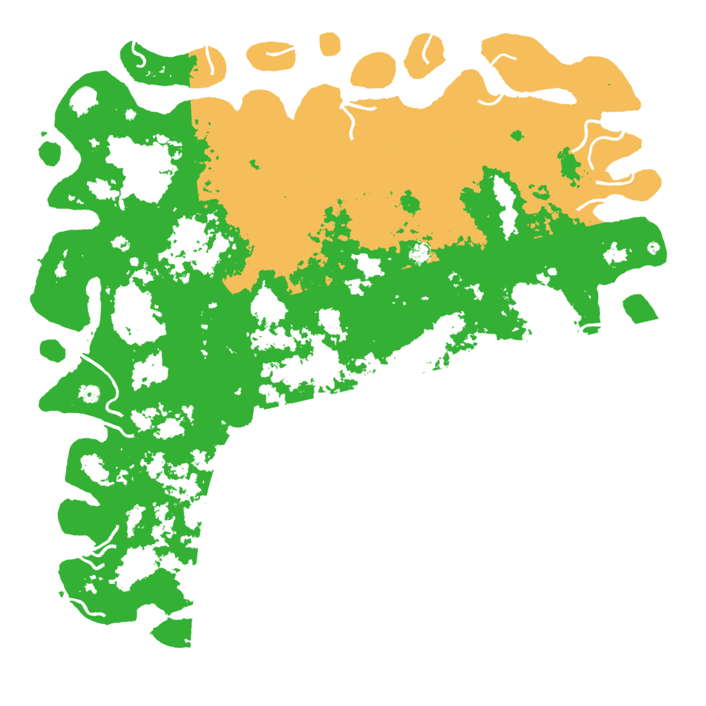 Biome Rust Map: Procedural Map, Size: 6000, Seed: 145152