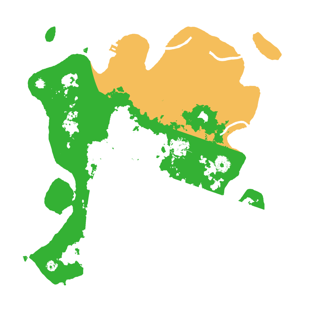 Biome Rust Map: Procedural Map, Size: 3000, Seed: 54598424