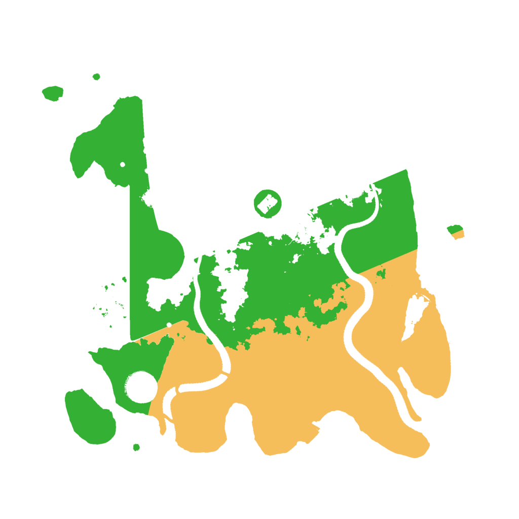 Biome Rust Map: Procedural Map, Size: 3000, Seed: 1062399355