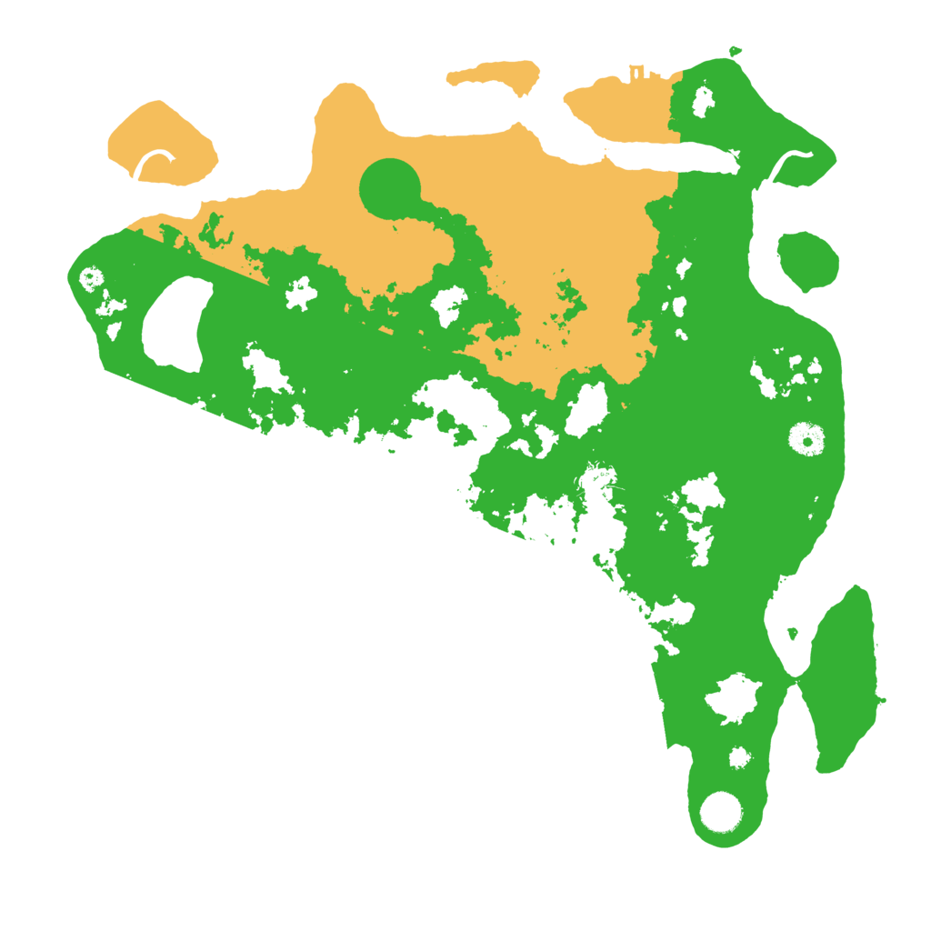 Biome Rust Map: Procedural Map, Size: 4000, Seed: 542128