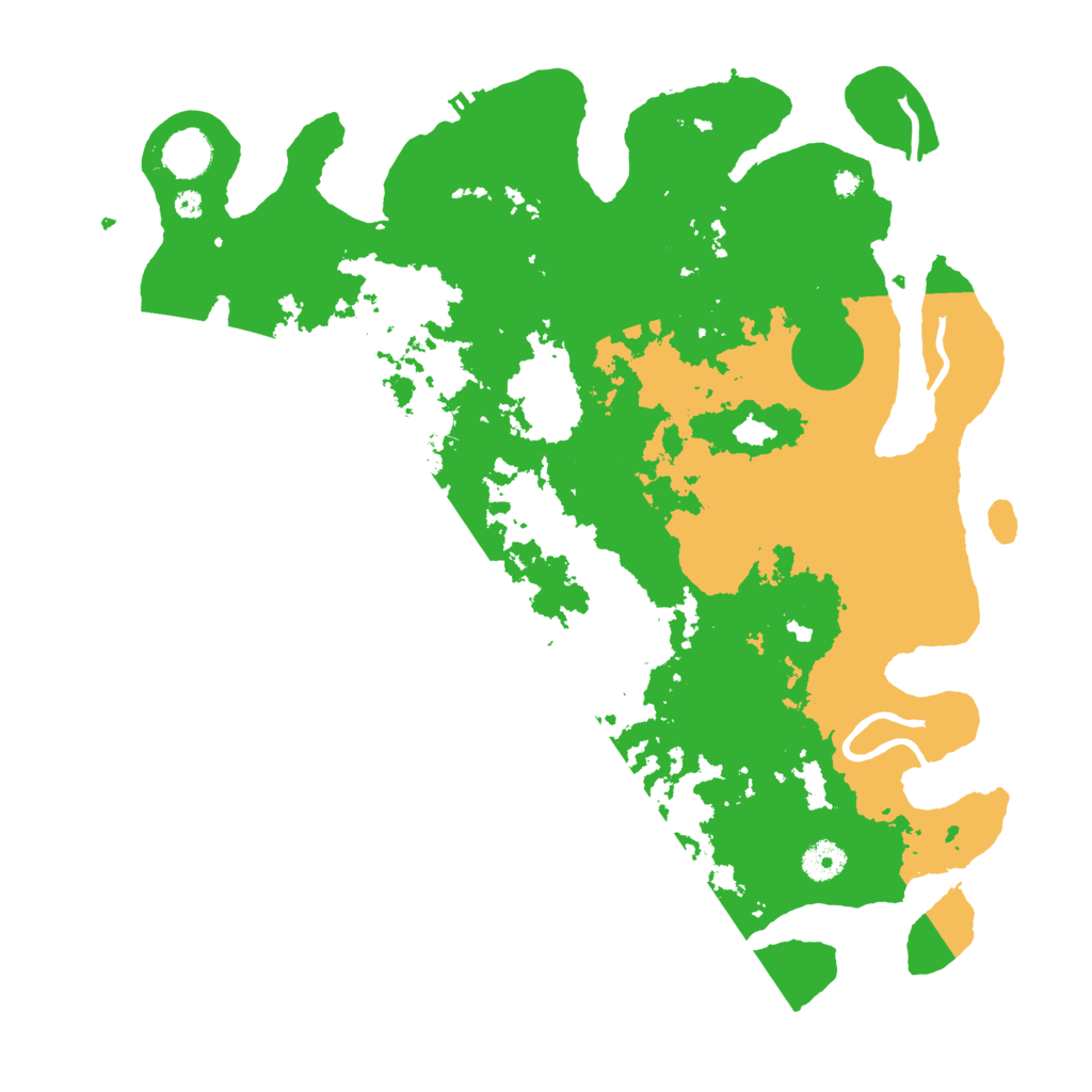 Biome Rust Map: Procedural Map, Size: 4000, Seed: 632155