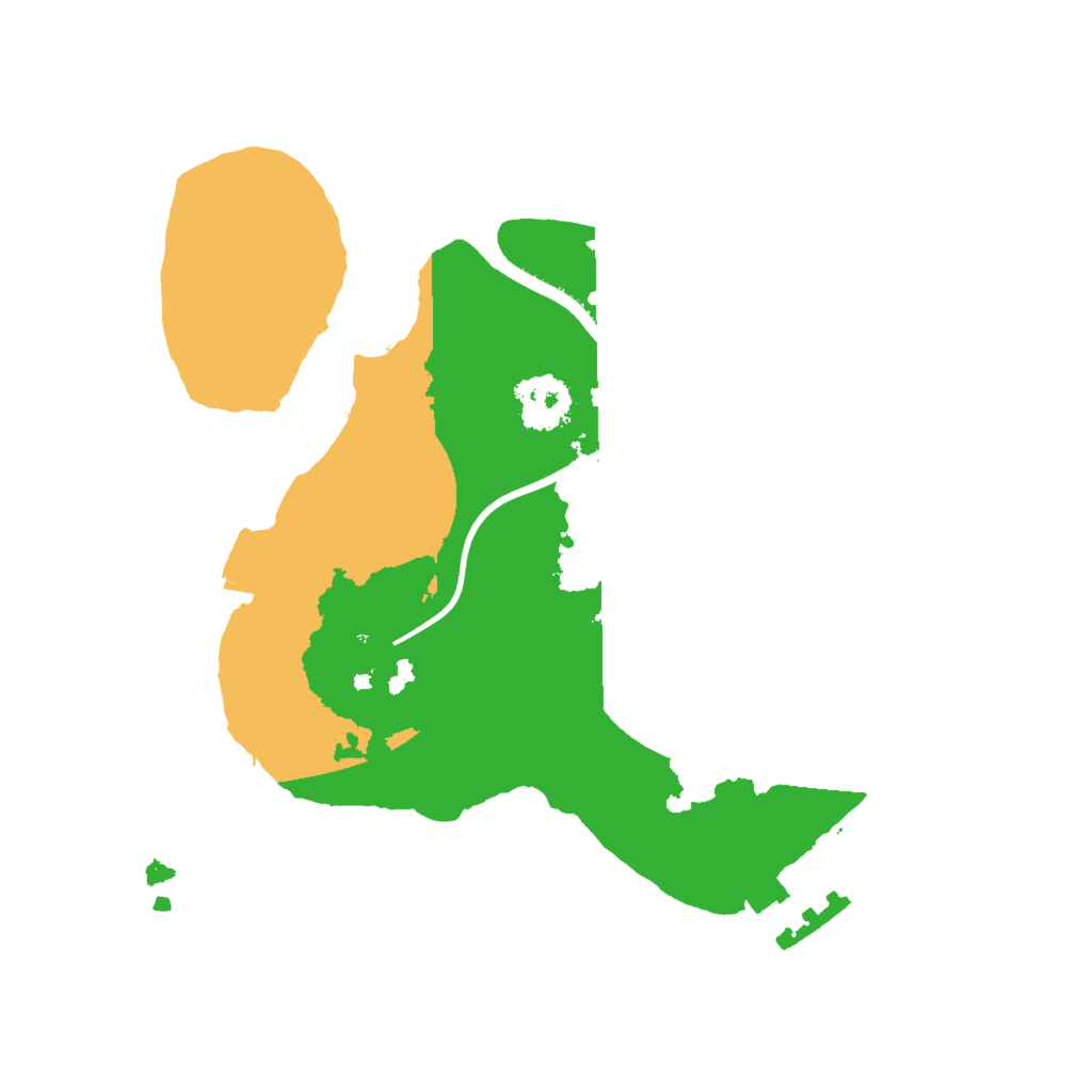 Biome Rust Map: Procedural Map, Size: 2000, Seed: 10210004