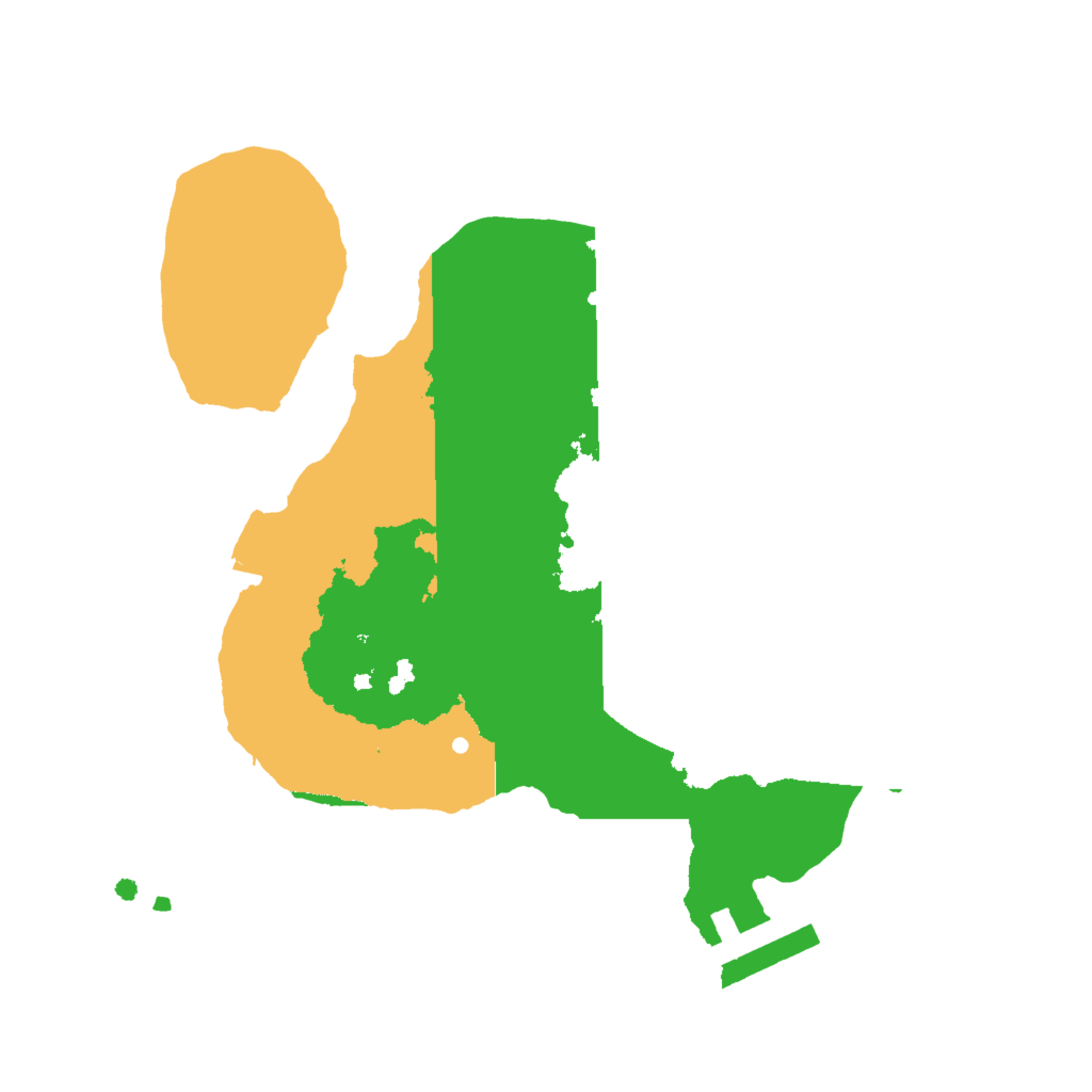 Biome Rust Map: Procedural Map, Size: 2000, Seed: 10210004