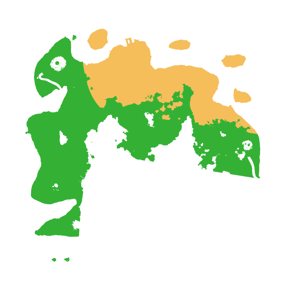 Biome Rust Map: Procedural Map, Size: 3000, Seed: 130524