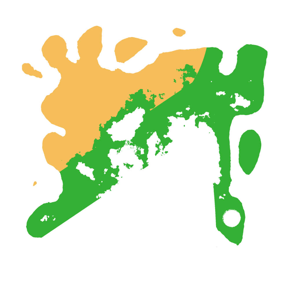 Biome Rust Map: Barren, Size: 3000, Seed: 1665576149