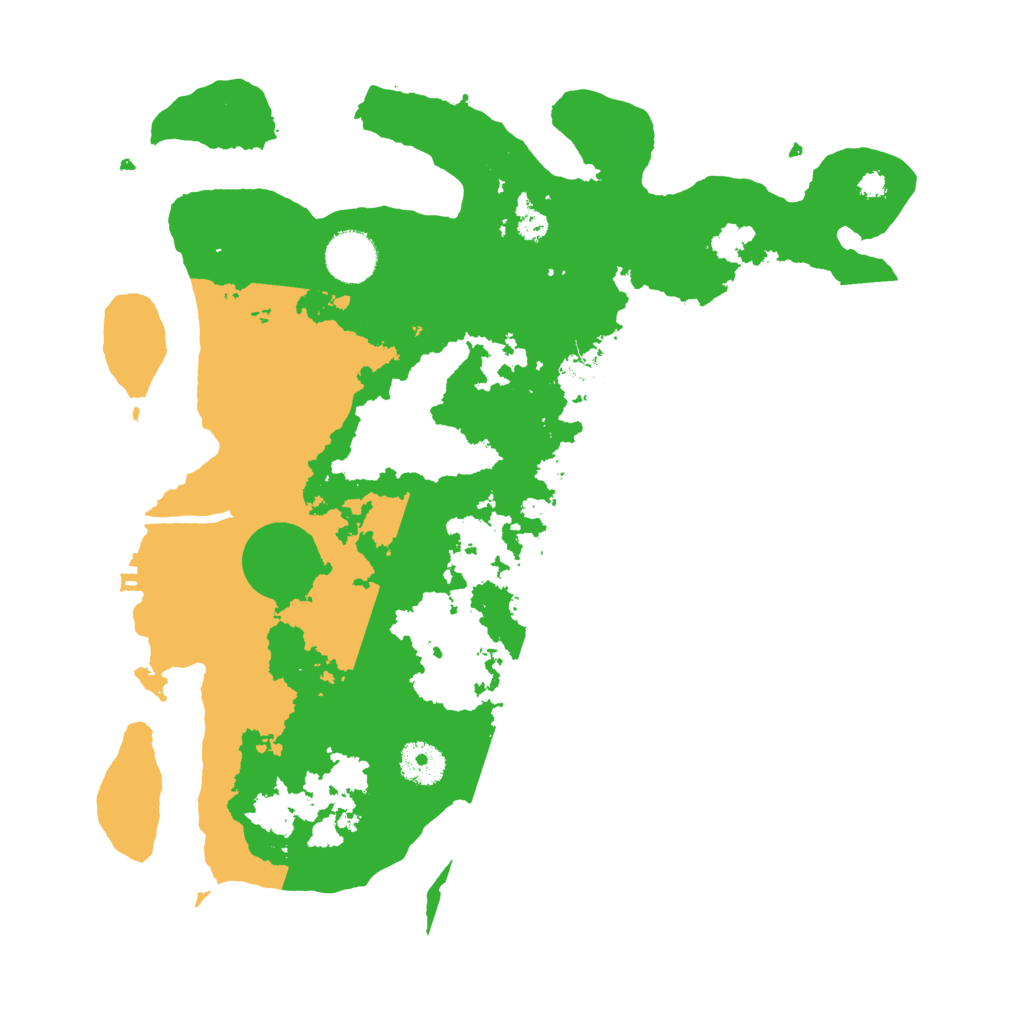 Biome Rust Map: Procedural Map, Size: 3500, Seed: 10068558