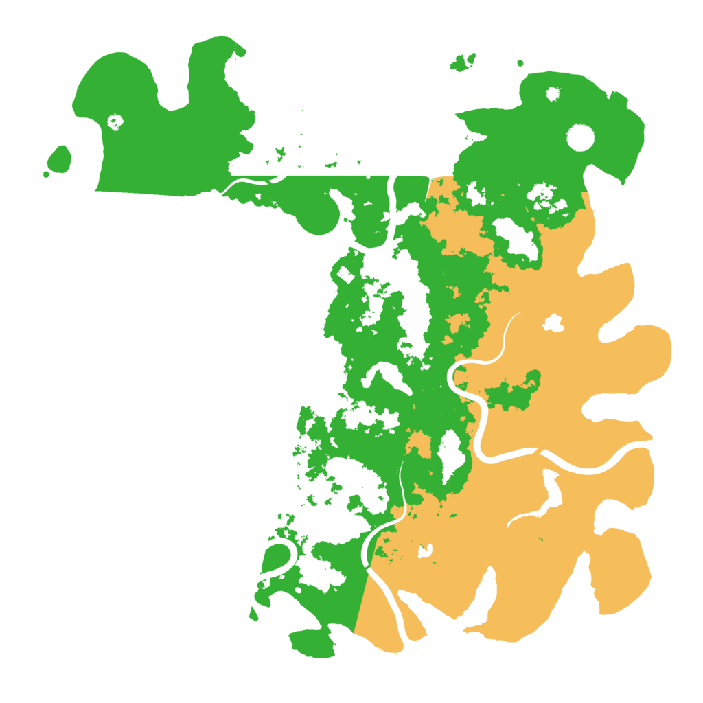 Biome Rust Map: Procedural Map, Size: 4500, Seed: 968575431